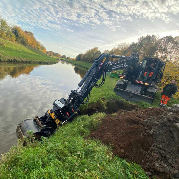 Totholzeinbau in die Hase bei Löningen