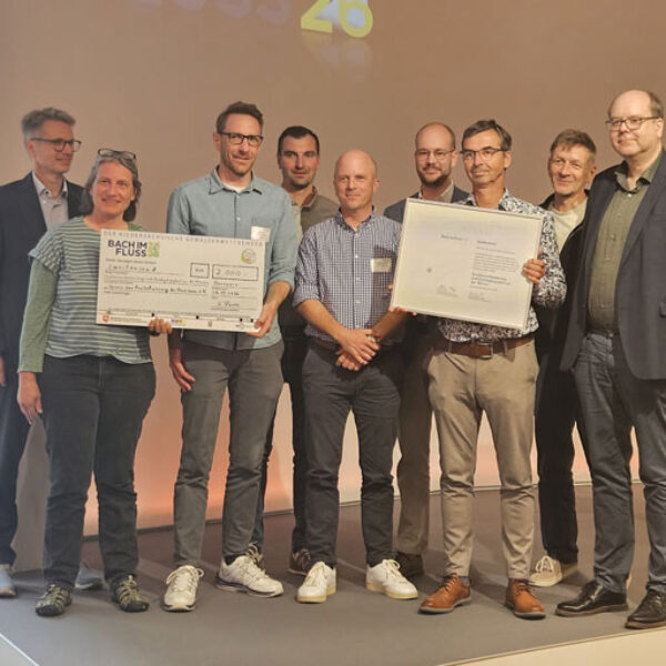 Sonderpreis bei der Preisverleihung von BACH IM FLUSS 2026